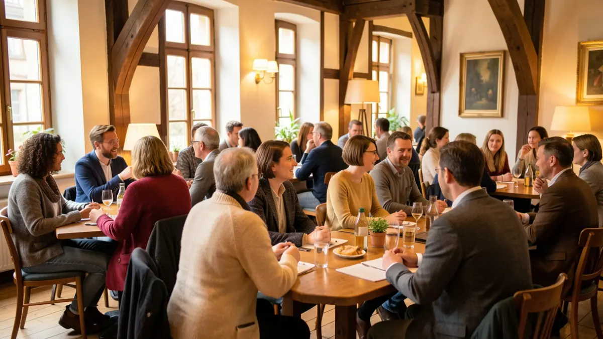 Generieke afbeelding van een netwerkmoment voor verenigingen in een Vlaamse setting.