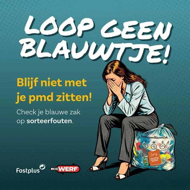 EcoWerf start controleactie 'Loop geen blauwtje!' voor PMD