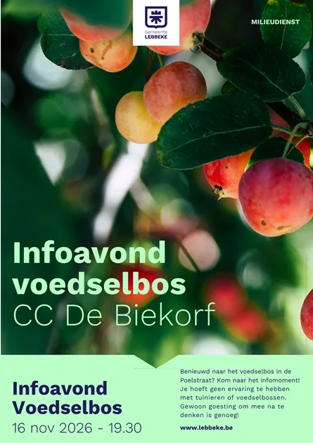 Gemeente Lebbeke plant geboortevoedselbos: infomoment voor inwoners