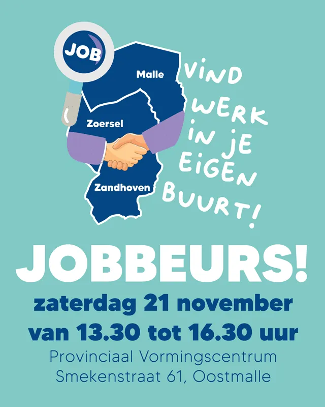 Jobbeurs 2026: Ontdek vacatures in Malle, Zandhoven en Zoersel