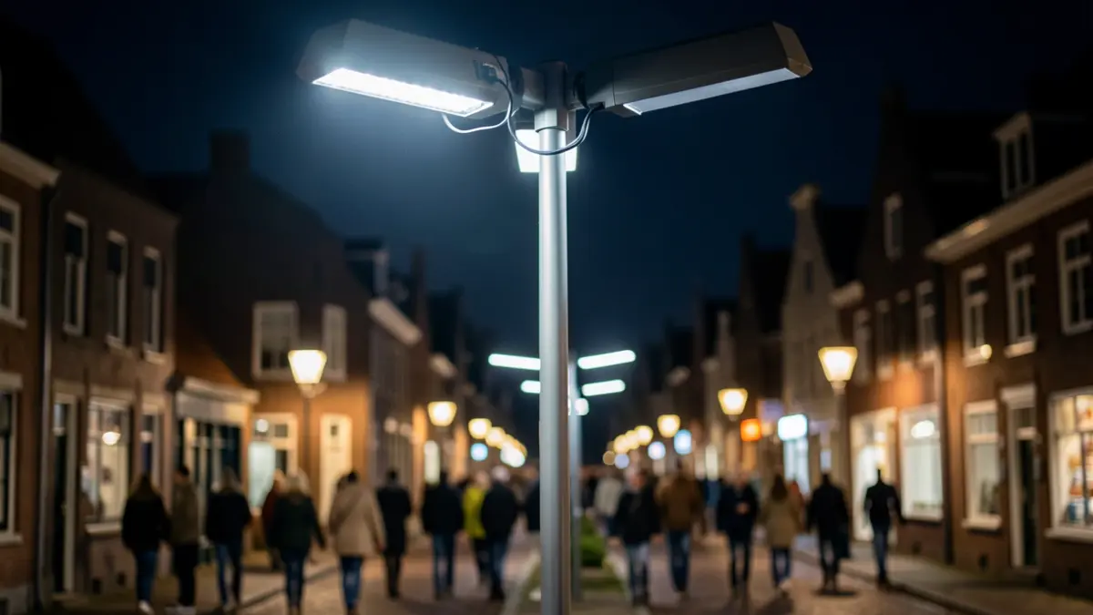 Generieke afbeelding: met een vervaagde achtergrond van een rustige straat in een Vlaamse stad.