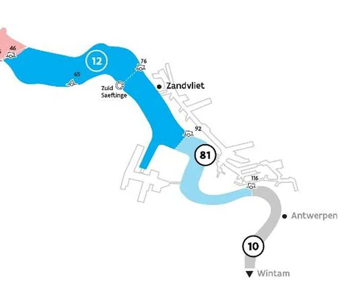 Nieuwe indeling marifoonkanalen Verkeerscentrale Zandvliet vanaf 22 november