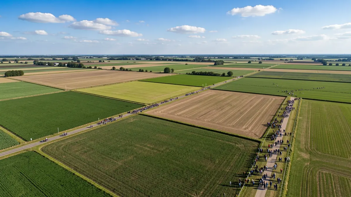 Generieke afbeelding van landbouwgronden in Vlaanderen.