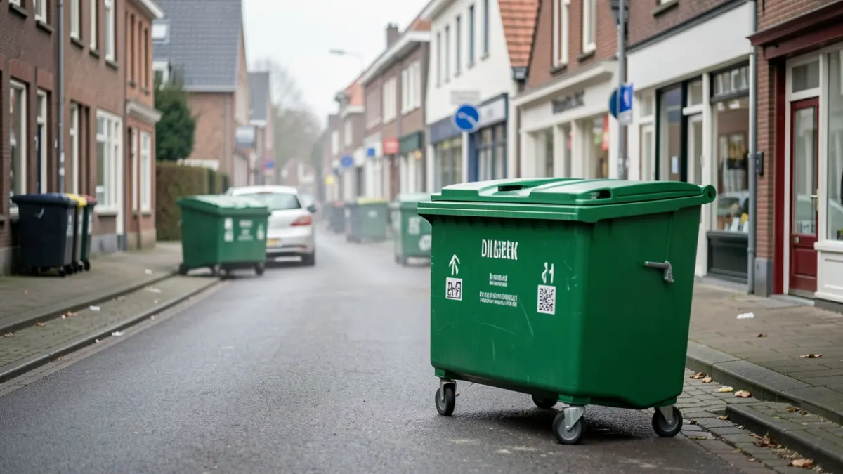 Verwijdering van gemeentelijke vuilbakken in Dilbeek
